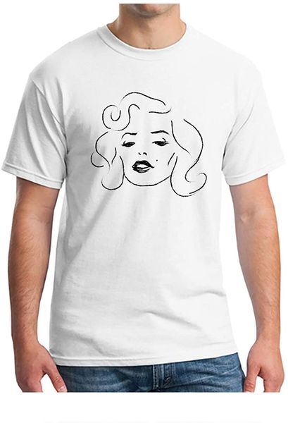 men's soft fitted print pure cotton comfort marilyn-monroe short sleeve crew neck t-shirts man fashion cotton casual sportswear, White;black
men's soft fitted print pure cotton comfort marilyn-monroe short sleeve crew neck t-shirts man fashion cotton casual sportswear, White;black