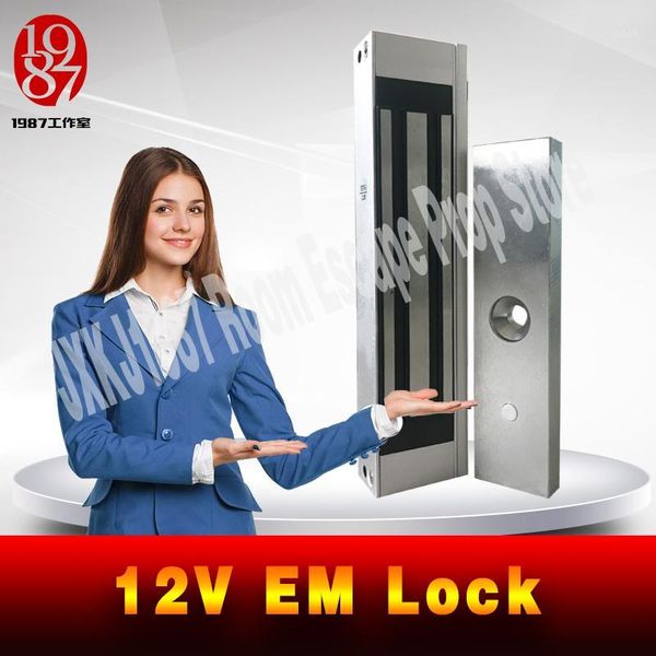 takagism game real life room escape props jxkj1987 12v em lock installed on the door electromagnetic lock 180kg suction1 
takagism game real life room escape props jxkj1987 12v em lock installed on the door electromagnetic lock 180kg suction1