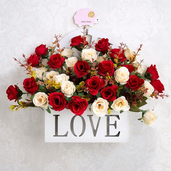 10 heads rose artificial flowers silk flower small bouquet fake flower decoration for wedding home party
10 heads rose artificial flowers silk flower small bouquet fake flower decoration for wedding home party