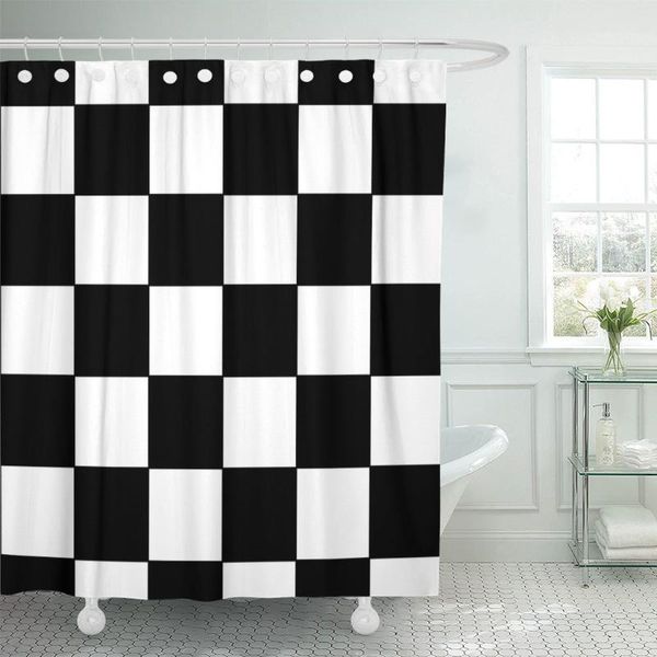 shower curtains checker black and white racing checkered pattern flag board curtain waterproof polyester fabric 72 x inches set1
shower curtains checker black and white racing checkered pattern flag board curtain waterproof polyester fabric 72 x inches set1