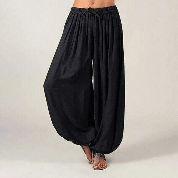 women ali baba pants aladdin solid elastic afghan genie hippy loose dance fashion lady cotton casual trousers plus size 3xl, Black;white
women ali baba pants aladdin solid elastic afghan genie hippy loose dance fashion lady cotton casual trousers plus size 3xl, Black;white