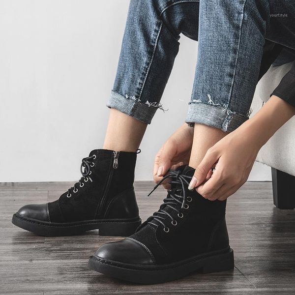 ankle boots female women shoes platform heels black boots for women fashion ladies shoes 2021 woman booties flock bottes femmes1
ankle boots female women shoes platform heels black boots for women fashion ladies shoes 2021 woman booties flock bottes femmes1