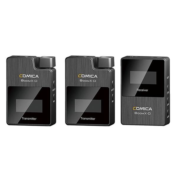 comica boomx-d d2 2.4g digital wireless system lavalier lapel mic for dslr cameras/smartphone(global frequency
comica boomx-d d2 2.4g digital wireless system lavalier lapel mic for dslr cameras/smartphone(global frequency