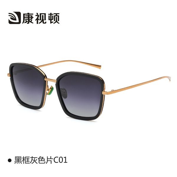 comtex large box fashion women's metal frame simple dazzling color sunglasses 12216, White;black
comtex large box fashion women's metal frame simple dazzling color sunglasses 12216, White;black