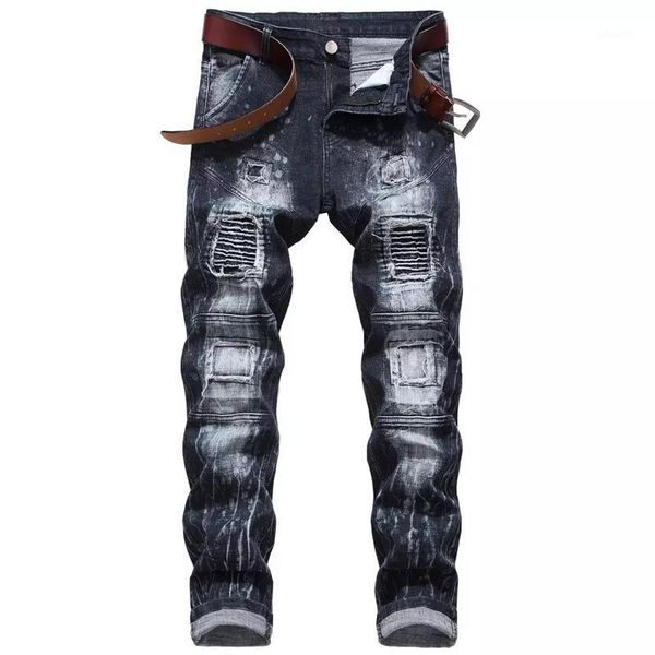 2020 2021 new trendy men skinny biker destroyed jeans homme ripped jeans for men1, Blue
2020 2021 new trendy men skinny biker destroyed jeans homme ripped jeans for men1, Blue