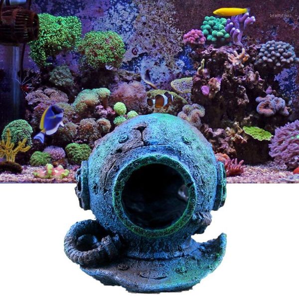 fish tank decoration aquarium fish house decoration diving helmet wreck small walking evasion house aquarium supplies1
fish tank decoration aquarium fish house decoration diving helmet wreck small walking evasion house aquarium supplies1