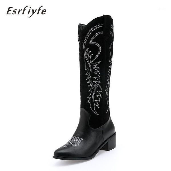 esrfiyfe 2020 new embroidered boots women western cowboy vintage casual pu leather high heel long boots ladies shoes botas mujer1, Black
esrfiyfe 2020 new embroidered boots women western cowboy vintage casual pu leather high heel long boots ladies shoes botas mujer1, Black