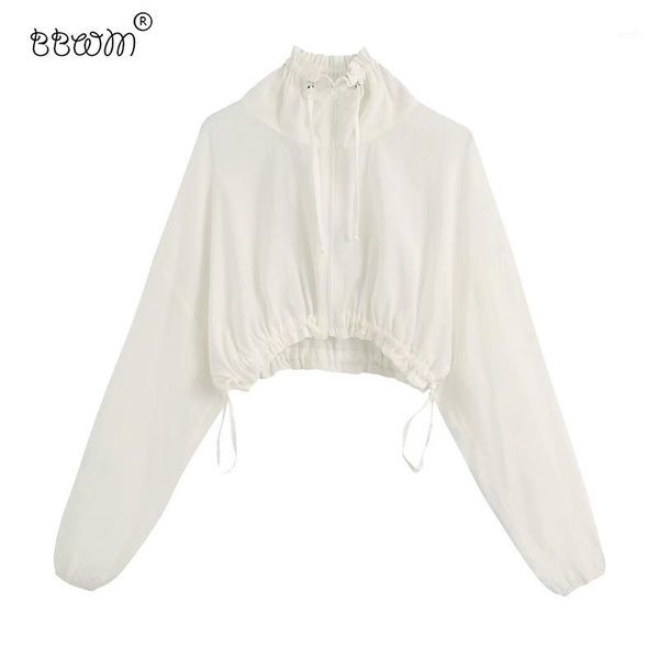 2020 women fashion adjustable drawstring oversized short jacket vintage stand collar loose coat female chic outerwear1, Black;brown
2020 women fashion adjustable drawstring oversized short jacket vintage stand collar loose coat female chic outerwear1, Black;brown