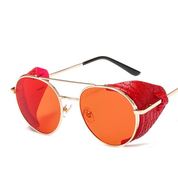 sunglasses thick pu leather gradient for men vintage punk sun glasses women hip hop round black shades fml, White;black
sunglasses thick pu leather gradient for men vintage punk sun glasses women hip hop round black shades fml, White;black