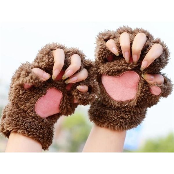 factoryfqaggirls lovely winter warm fingerless fluffy women bear cat plush paw claw half finger gloves mitten new gb1324
factoryfqaggirls lovely winter warm fingerless fluffy women bear cat plush paw claw half finger gloves mitten new gb1324
