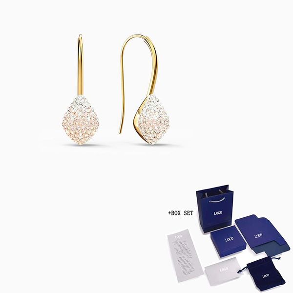 2021 fashion swa new fun hook pierced earrings simple hook water drop decoration golden earrings women's romantic jewelry gift, Golden;silver
2021 fashion swa new fun hook pierced earrings simple hook water drop decoration golden earrings women's romantic jewelry gift, Golden;silver