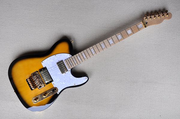 factory custom black orange electric guitar with maple fretboard gold hardware double rock bridge can be customized
factory custom black orange electric guitar with maple fretboard gold hardware double rock bridge can be customized