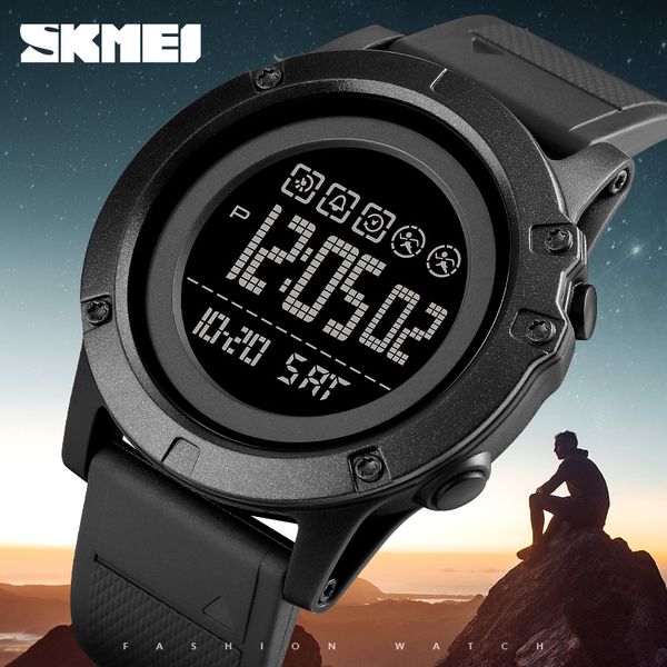 brand skmei digital watch fashion mens watches 2 time countdown clock waterproof military sport wristwatches for gift 2020, Slivery;brown 
brand skmei digital watch fashion mens watches 2 time countdown clock waterproof military sport wristwatches for gift 2020, Slivery;brown
