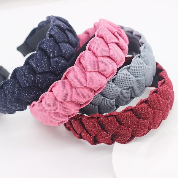 braid hairband women cotton fabric knotted headband vintage weaving turban hair accessories wide hair band headwear 
braid hairband women cotton fabric knotted headband vintage weaving turban hair accessories wide hair band headwear