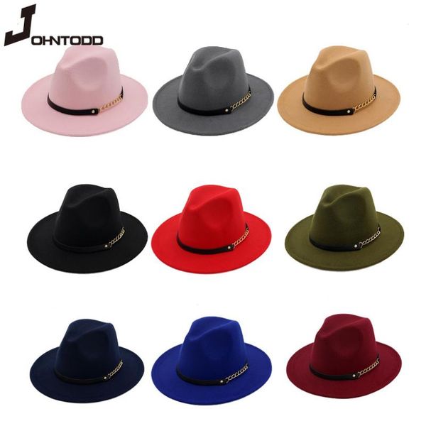 2020 classic fashion fedora hat autumn and winter felt hat wide brim ladies ladies men jazz godfather, Blue;gray
2020 classic fashion fedora hat autumn and winter felt hat wide brim ladies ladies men jazz godfather, Blue;gray