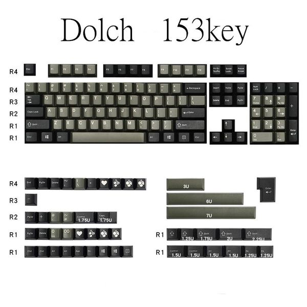 enjoypbt keycap abs material dolch two-color injection mechanical keyboard available 153 key cherry height
enjoypbt keycap abs material dolch two-color injection mechanical keyboard available 153 key cherry height