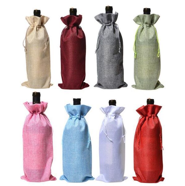 джуточные винные сумки многоцветные шампанское бутылка для шампанского drawstring свадебный обед настольный декор мешковины подарочные пакет
джуточные винные сумки многоцветные шампанское бутылка для шампанского drawstring свадебный обед настольный декор мешковины подарочные пакет