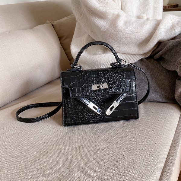 cross-border vintage crocodile pattern kelly bag portable hand-carrying platinum small bag lock single shoulder crossbody bag
cross-border vintage crocodile pattern kelly bag portable hand-carrying platinum small bag lock single shoulder crossbody bag