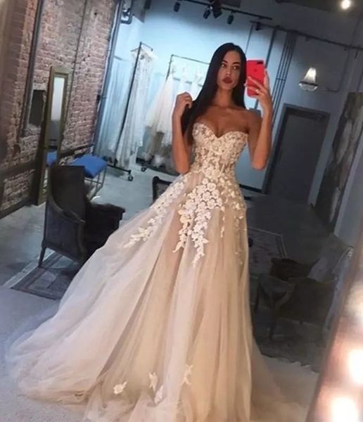 шампанское свадебные платья ivory applics appliques line aweetheart с плечевой кружевной корсет назад 2021 замужем брак невесты платья, White
шампанское свадебные платья ivory applics appliques line aweetheart с плечевой кружевной корсет назад 2021 замужем брак невесты платья, White