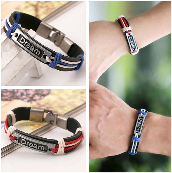 dream alloy leather woven bracelet lovers jewelry lovers bracelet men and women dmfb429 mix order 20 pieces a lot slap & snap bracelets, Silver
dream alloy leather woven bracelet lovers jewelry lovers bracelet men and women dmfb429 mix order 20 pieces a lot slap & snap bracelets, Silver