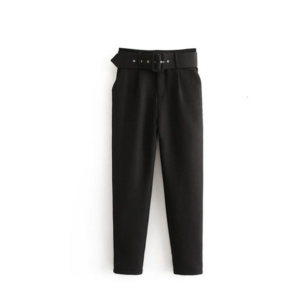 new womens casual purple pant capris with belt high waist yellow chic office lady pant trousers streetwear female zoravicky pant, Black;white
new womens casual purple pant capris with belt high waist yellow chic office lady pant trousers streetwear female zoravicky pant, Black;white