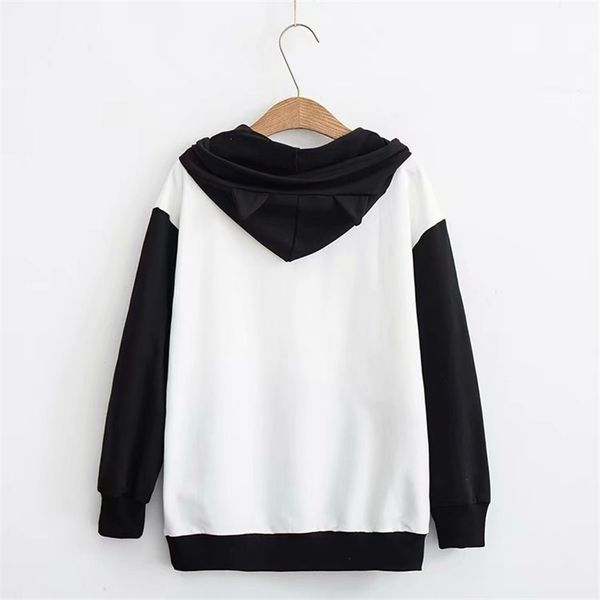 merry pretty women cartoon print harajuku hooded sweatshirts winter long sleeve patchwork pullover sweet girl cute hoodies 201207, Black
merry pretty women cartoon print harajuku hooded sweatshirts winter long sleeve patchwork pullover sweet girl cute hoodies 201207, Black