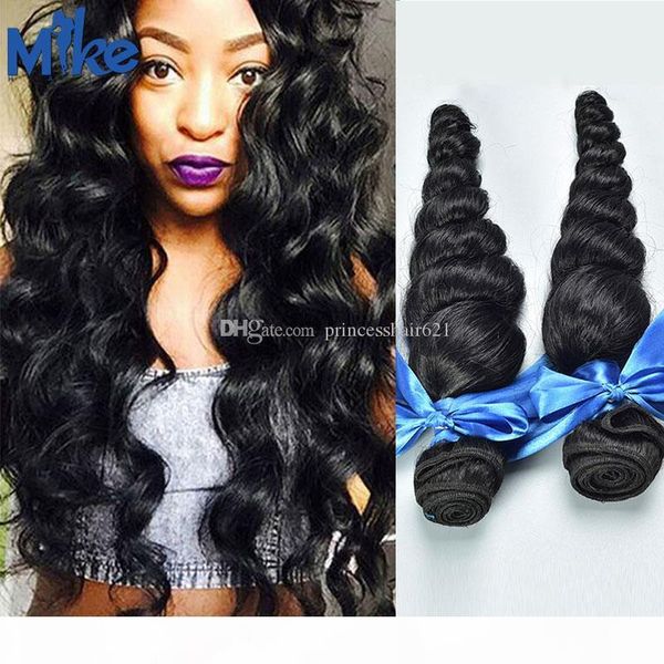 mikehair 2 bundles brazilian hair weave loose wave human hair bundles peruvian indian malaysian unprocessed human hair weave, Black
mikehair 2 bundles brazilian hair weave loose wave human hair bundles peruvian indian malaysian unprocessed human hair weave, Black