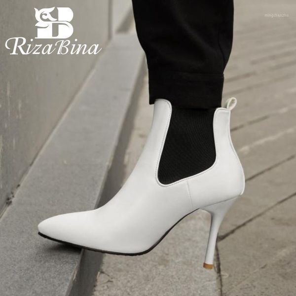 boots rizabina women ankle thin high heel slip on shoes pointed toe warm winter lady fashion office footwear size 34-431, Black
boots rizabina women ankle thin high heel slip on shoes pointed toe warm winter lady fashion office footwear size 34-431, Black