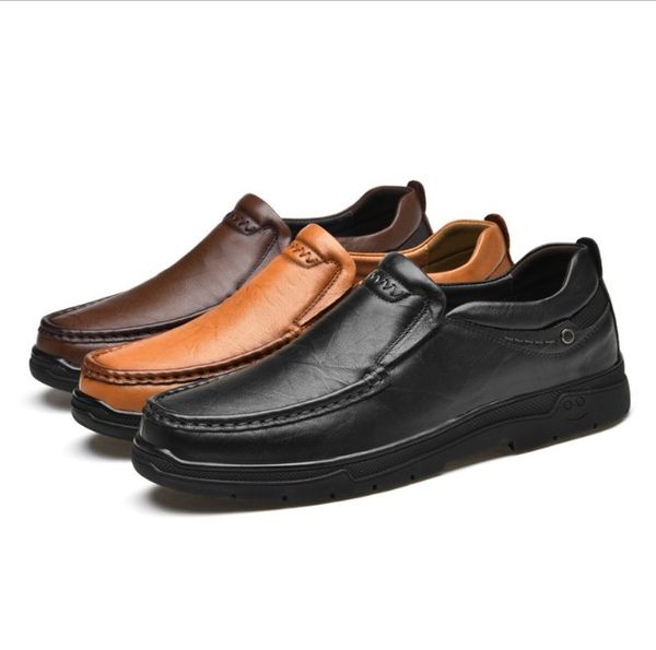 genuine leather shoes for men slip on flat natural loafers designer mens genuine moccasins casual shoes, Black
genuine leather shoes for men slip on flat natural loafers designer mens genuine moccasins casual shoes, Black