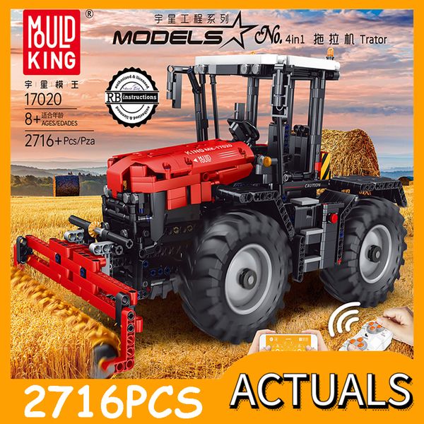 mould king 17020 techni car the app rc moroized tractor with roller packer harrow technic parts building blocks kids toys gifts q1215
mould king 17020 techni car the app rc moroized tractor with roller packer harrow technic parts building blocks kids toys gifts q1215