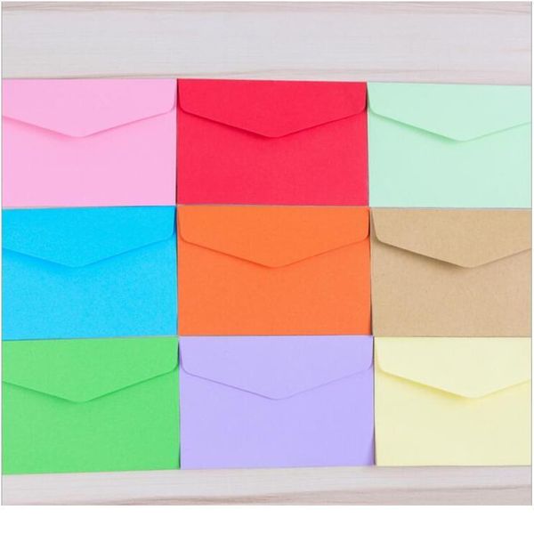 100pcs/lot candy kraft paper 14 colors blank envelopes bank card envelopes greeting cards mini envelopes members qylewv
100pcs/lot candy kraft paper 14 colors blank envelopes bank card envelopes greeting cards mini envelopes members qylewv