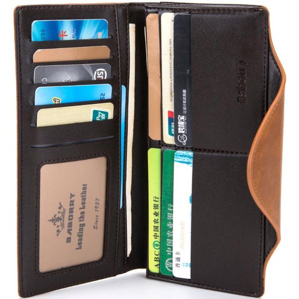 wallets thin fold wallet coin cash long purses for men clutch solid color pu leather moneybag billfold phone card holder gift, Red;black
wallets thin fold wallet coin cash long purses for men clutch solid color pu leather moneybag billfold phone card holder gift, Red;black