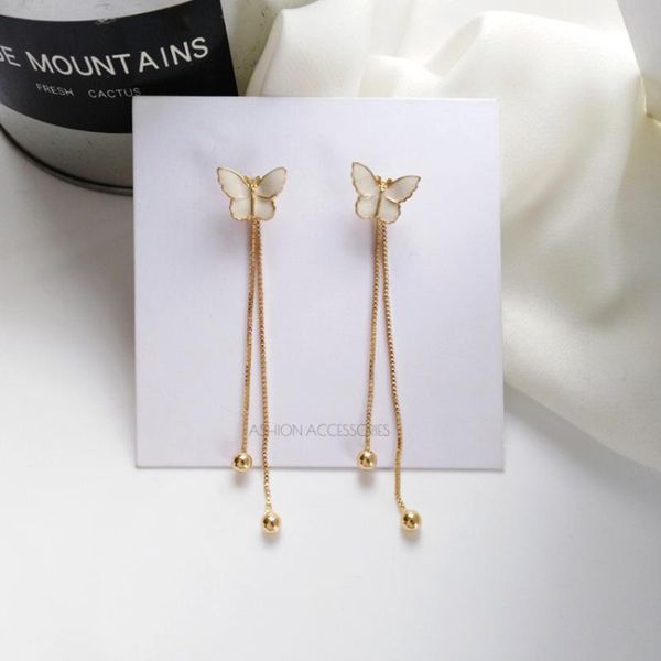 shamir 1 double butterfly earrings south korea design long tassel earrings girl jewelry gifts, Golden;silver
shamir 1 double butterfly earrings south korea design long tassel earrings girl jewelry gifts, Golden;silver