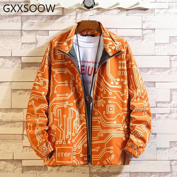 men's jackets hip hop vintage men creative print jacket windbreaker 2021 autumn fashion women coats streetwear clothing gm320, Black;brown
men's jackets hip hop vintage men creative print jacket windbreaker 2021 autumn fashion women coats streetwear clothing gm320, Black;brown