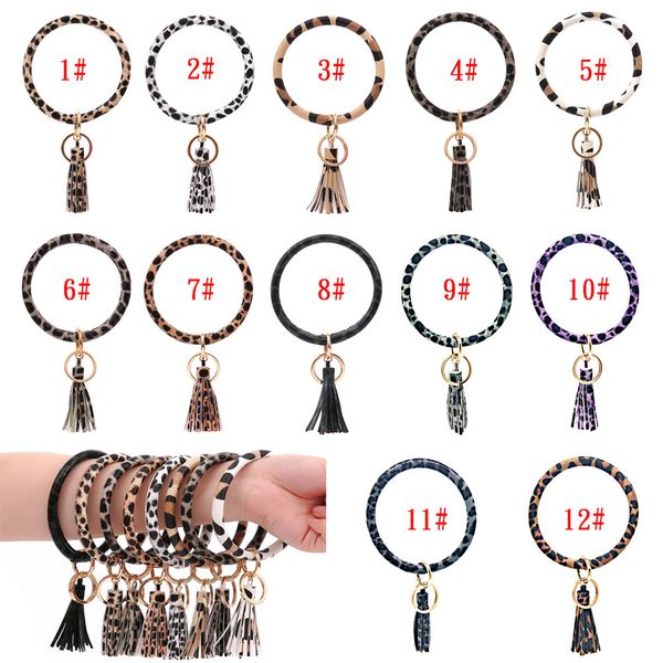 bangle pu leopard print bracelet keyring fashion circle chain tassel wristlet key holder halloween party gift da246, Silver
bangle pu leopard print bracelet keyring fashion circle chain tassel wristlet key holder halloween party gift da246, Silver