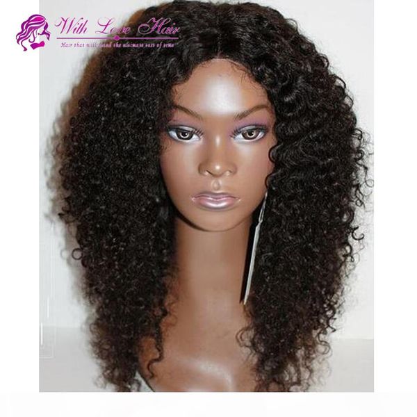 density 300 brazilian remy full lace human hair wigs kinky curly remy hair lace front wigs glueless lace wig with baby hair, Black
density 300 brazilian remy full lace human hair wigs kinky curly remy hair lace front wigs glueless lace wig with baby hair, Black