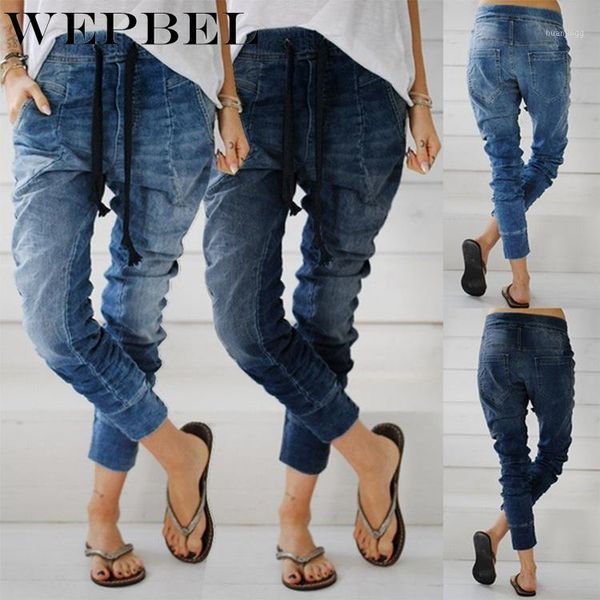 wepbel jeans women's fashion solid color stitching lace-up jeans casual loose bleached washed high waist denim pencil pants1, Blue
wepbel jeans women's fashion solid color stitching lace-up jeans casual loose bleached washed high waist denim pencil pants1, Blue