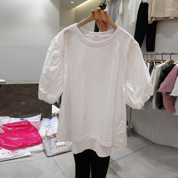 women's t-shirt 2021 summer fashion women's o neck half sleeves tee girls female pullover casual tees a29911, White
women's t-shirt 2021 summer fashion women's o neck half sleeves tee girls female pullover casual tees a29911, White