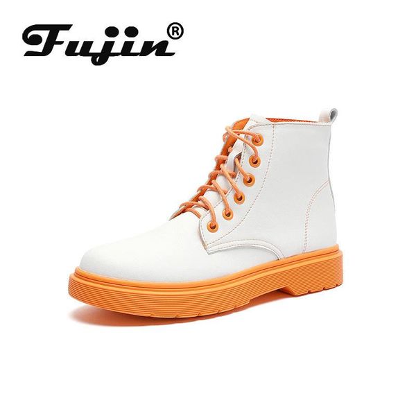 boots fujin women's short ins genuine leather fashion 2021 style student flat bottom breathable winter, Black
boots fujin women's short ins genuine leather fashion 2021 style student flat bottom breathable winter, Black