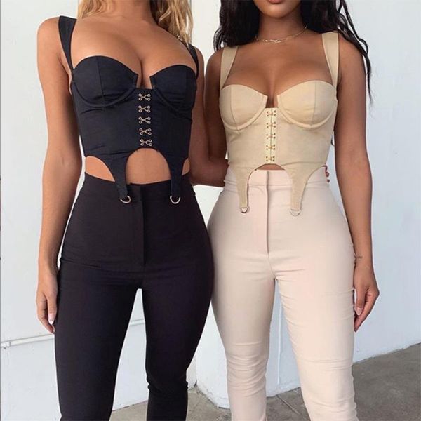 women 2020 summer y2k cropped backless padded cami 90s female camisole low cut tank clothing corset, White
women 2020 summer y2k cropped backless padded cami 90s female camisole low cut tank clothing corset, White