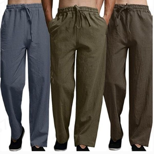 mens joggers pants 2020 spring new men's casual pants pockets cotton linen loose straight pants drawstring loose trousers, Black
mens joggers pants 2020 spring new men's casual pants pockets cotton linen loose straight pants drawstring loose trousers, Black