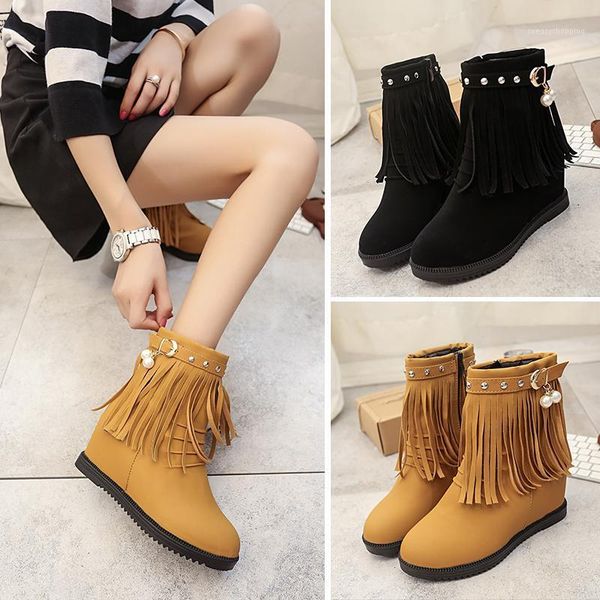 leather boots women 2020 new rivet heigh platform boots winter round toe beads luxury women's velvet motorcycle1, Black
leather boots women 2020 new rivet heigh platform boots winter round toe beads luxury women's velvet motorcycle1, Black
