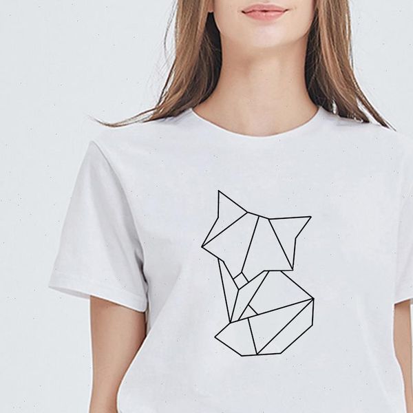 new arrival summer geometric fox printed t shirts women vogue aesthetic loose hip hop tshirt plus size harajuku cool ropa mujer, White
new arrival summer geometric fox printed t shirts women vogue aesthetic loose hip hop tshirt plus size harajuku cool ropa mujer, White