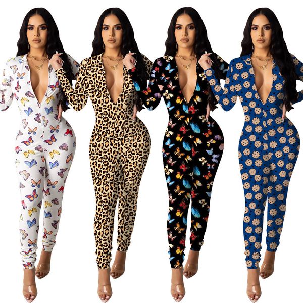 women jumpsuits desinger bodysuit workout button skinny butterfly print long sleeve v-neck onesies women plus size ladies rompers, Black
women jumpsuits desinger bodysuit workout button skinny butterfly print long sleeve v-neck onesies women plus size ladies rompers, Black