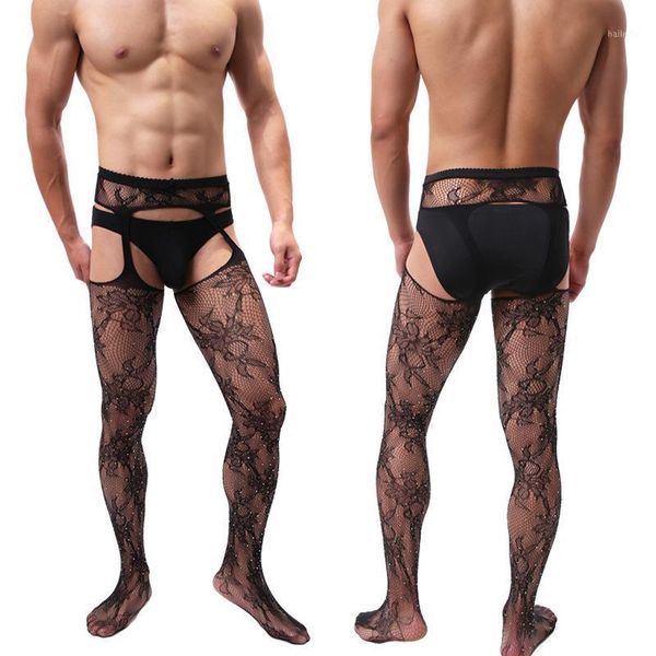 men silk stockings patyhose transparent ultra-thin high bounce socks men's front and back hollow out mesh stockings1, Black
men silk stockings patyhose transparent ultra-thin high bounce socks men's front and back hollow out mesh stockings1, Black