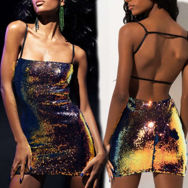 2020 new sequin open back slim strap short drs ladies' favorite trendy fashion high-end atmosphere grade pictures are real s, Black;gray
2020 new sequin open back slim strap short drs ladies' favorite trendy fashion high-end atmosphere grade pictures are real s, Black;gray