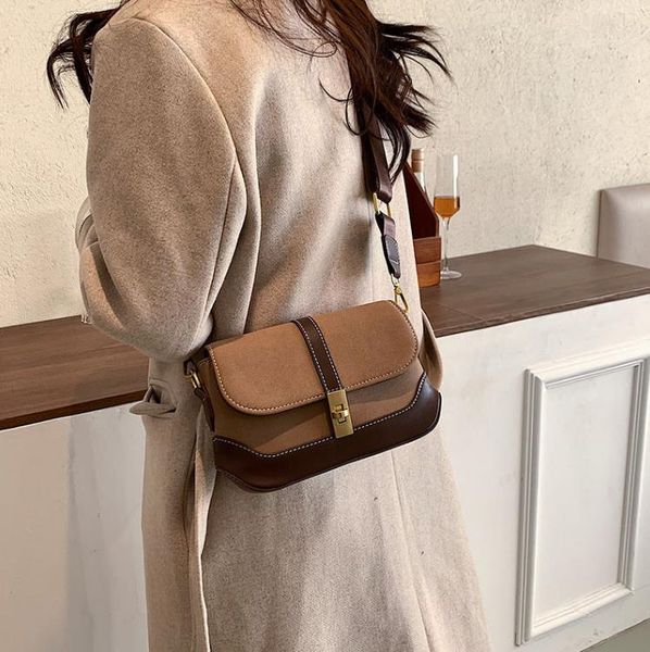 evening bags niche design contrast color messenger bag frosted texture single shoulder wide strap women's
evening bags niche design contrast color messenger bag frosted texture single shoulder wide strap women's