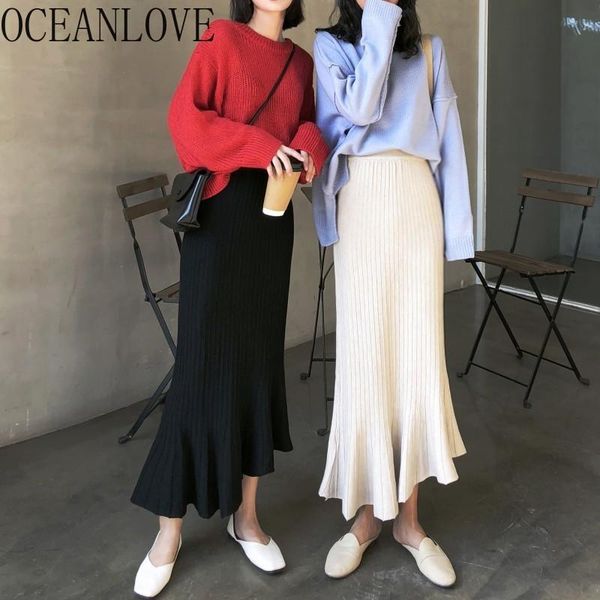 skirts oceanlove meraid faldas mujer knitted solid elegant high waist woman autumn winter chic retro long fashion 19153, Black
skirts oceanlove meraid faldas mujer knitted solid elegant high waist woman autumn winter chic retro long fashion 19153, Black