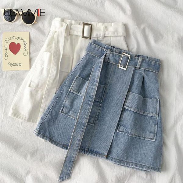 summer skirts womens fashion leisure comfort belt denim fashion casual solid color pockets cowboy skirt1, Black
summer skirts womens fashion leisure comfort belt denim fashion casual solid color pockets cowboy skirt1, Black