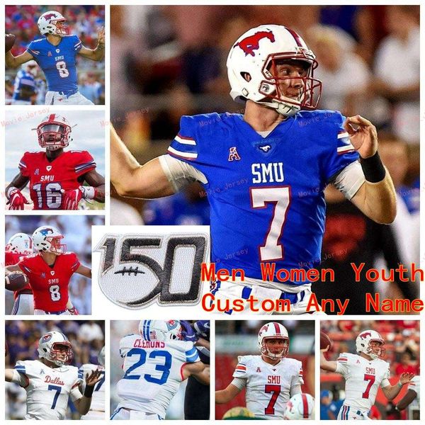 stitched custom 35 delontae scott 5 xavier jones 7 shane buechele smu mustangs college men women youth jersey, Black
stitched custom 35 delontae scott 5 xavier jones 7 shane buechele smu mustangs college men women youth jersey, Black